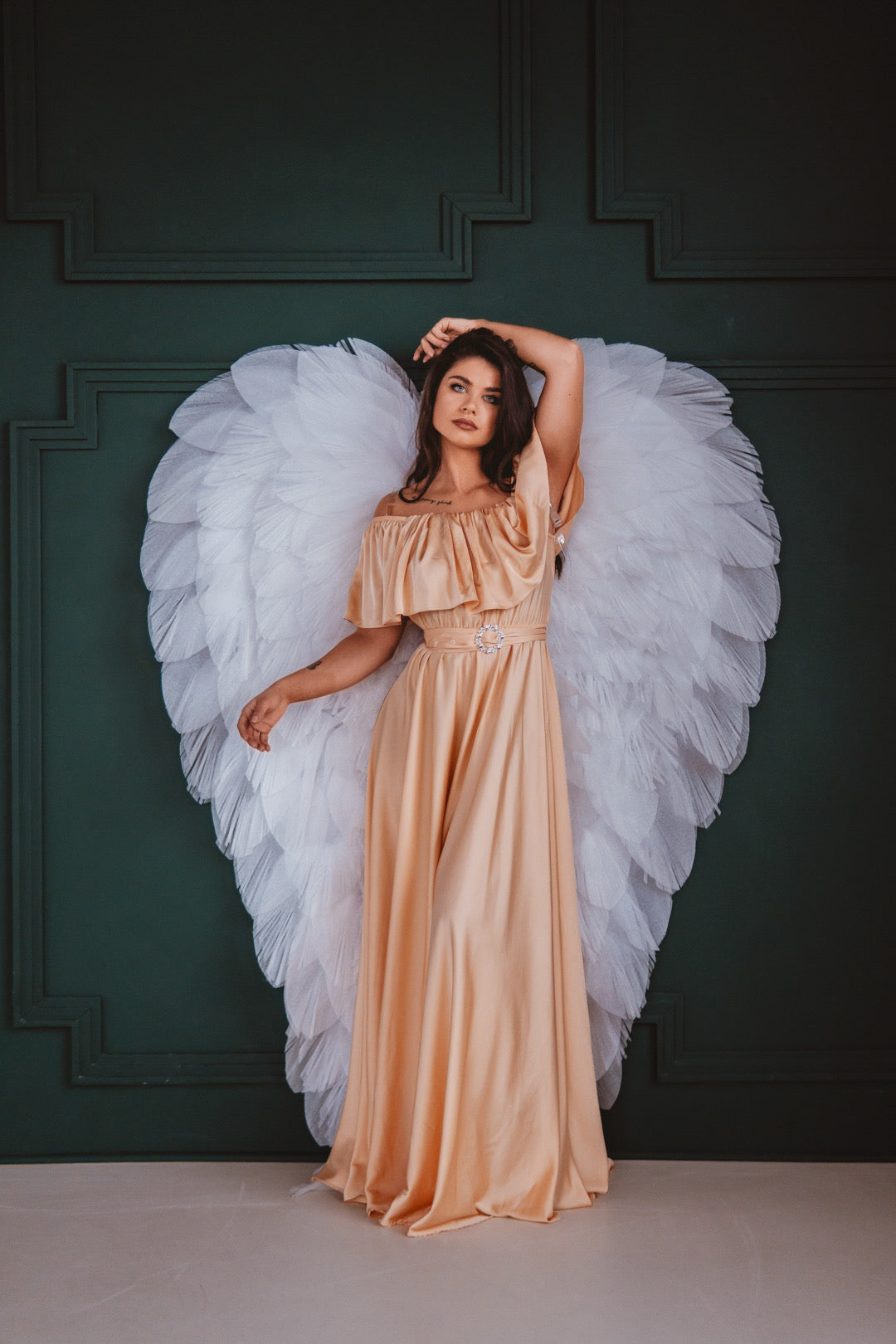 White Angel Wings Costume "Bogacci brand"