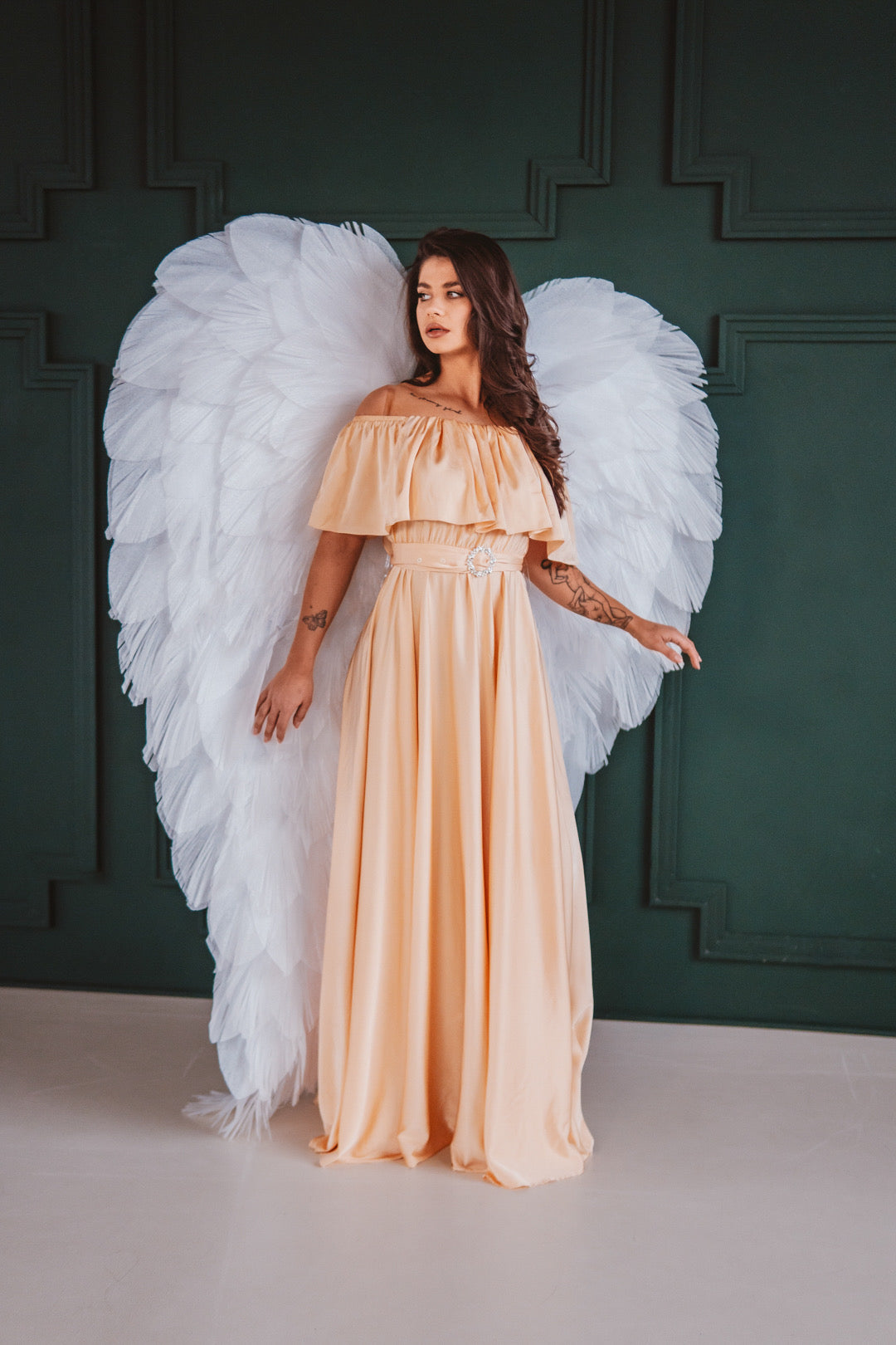 White Angel Wings Costume "Bogacci brand"