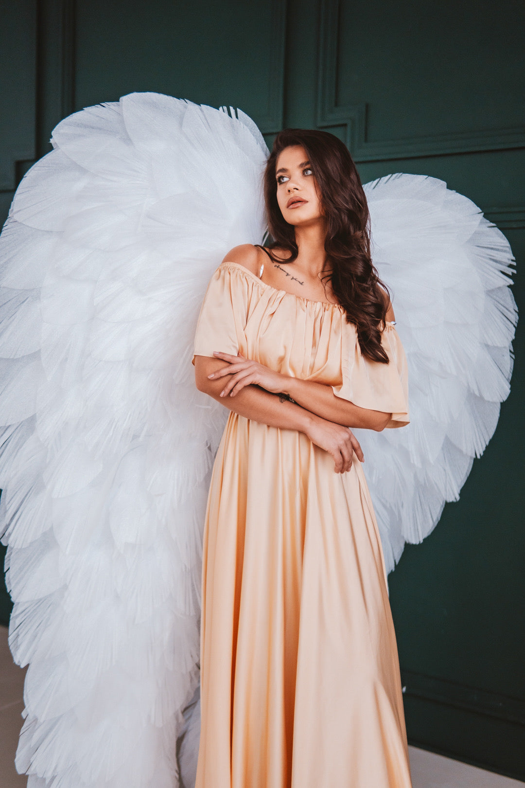 White Angel Wings Costume "Bogacci brand"