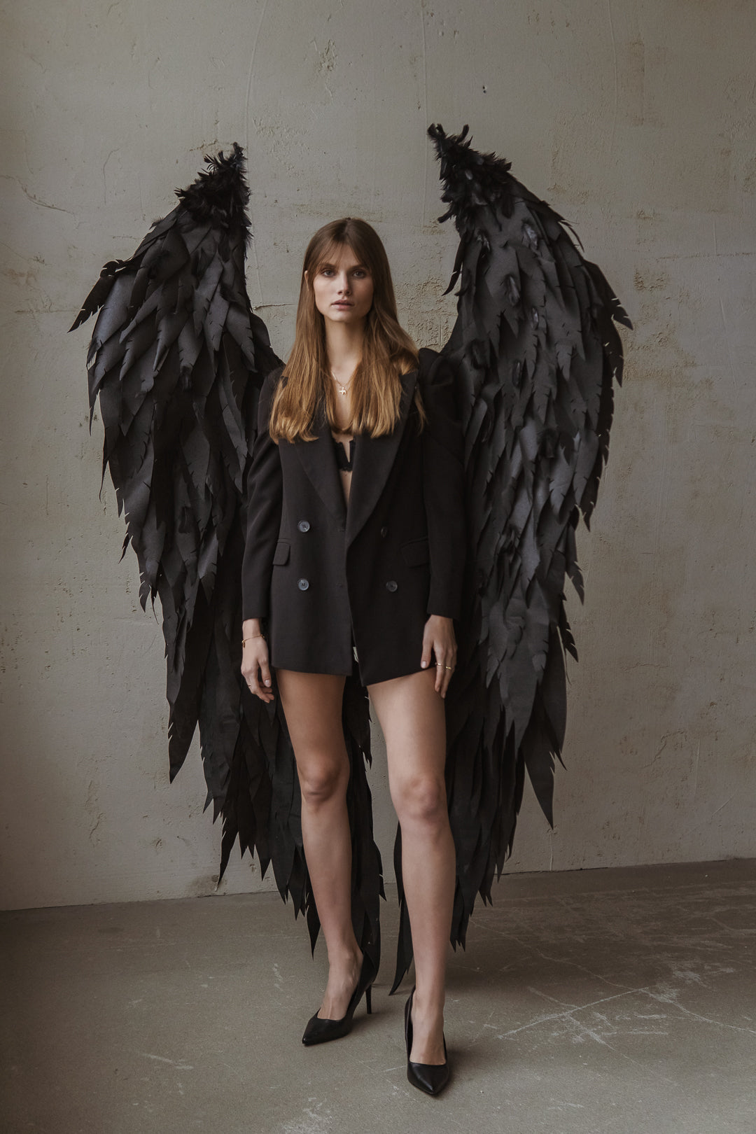 Angel Wings Black Costume Cosplay "Bogacci brand"