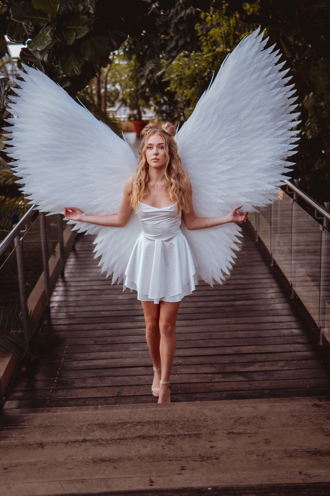 White Angel wings costume "Bogacci brand"