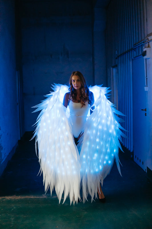 Led White Angel wings  "Bogacci brand"