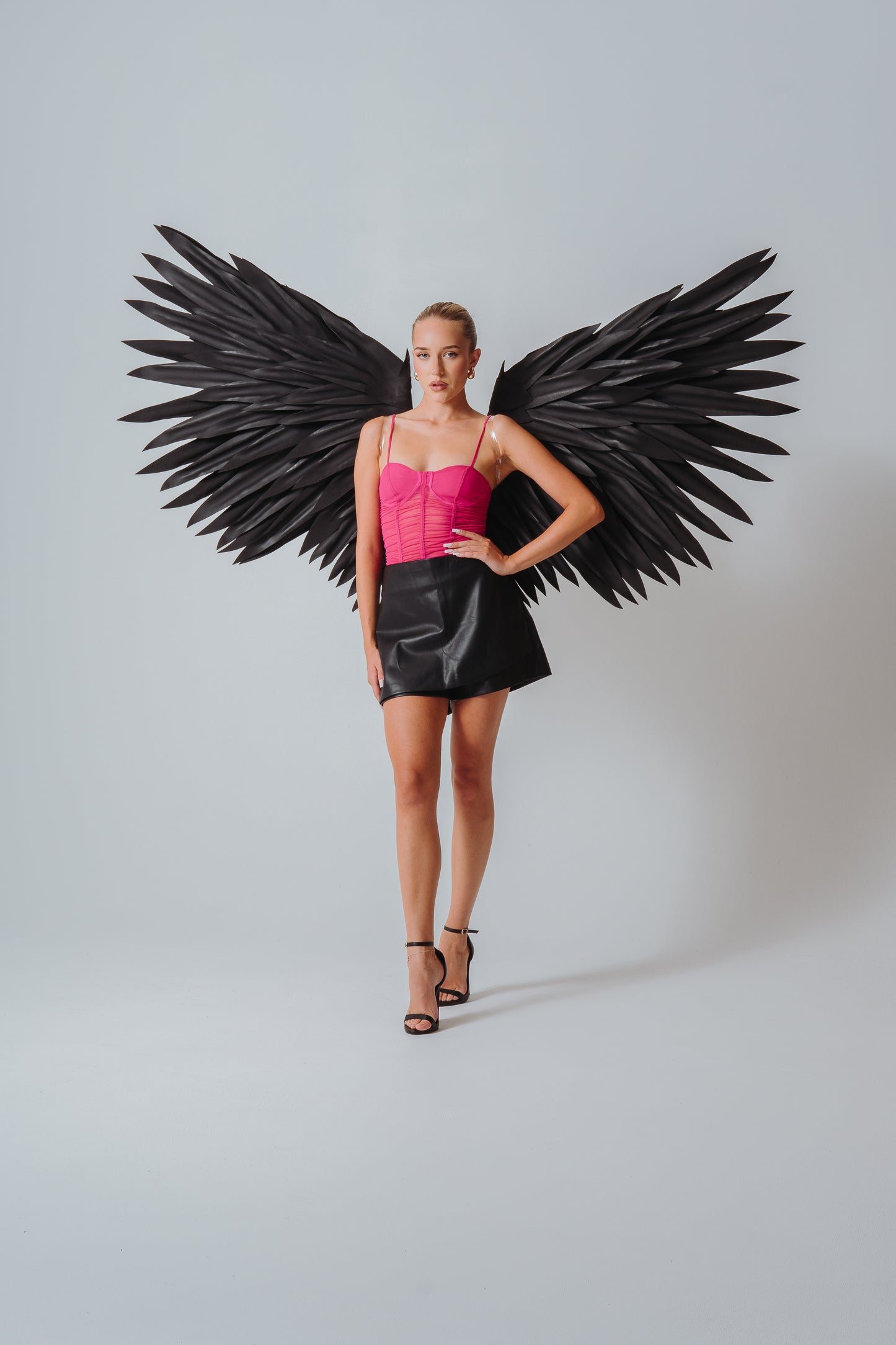 Angel Wings Black Costume Cosplay "Bogacci brand"