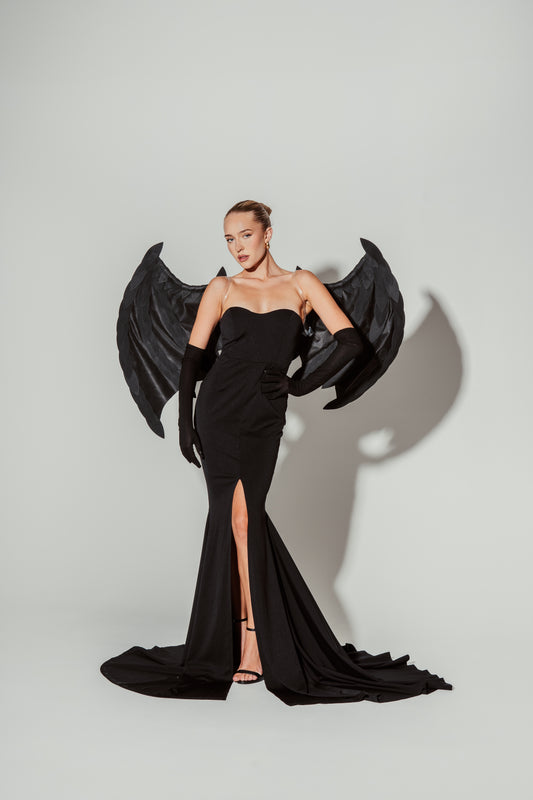 Angel Wings Black Costume Cosplay "Bogacci brand"