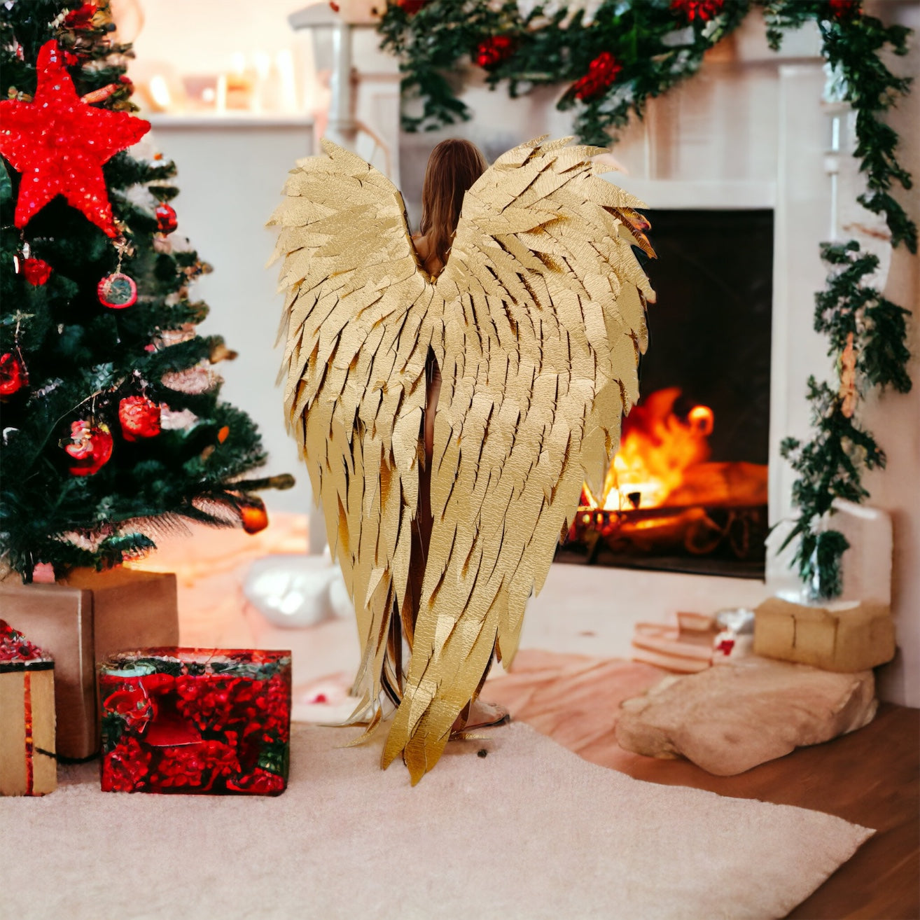 Gold Angel Wings Cosplay "Bogacci brand"