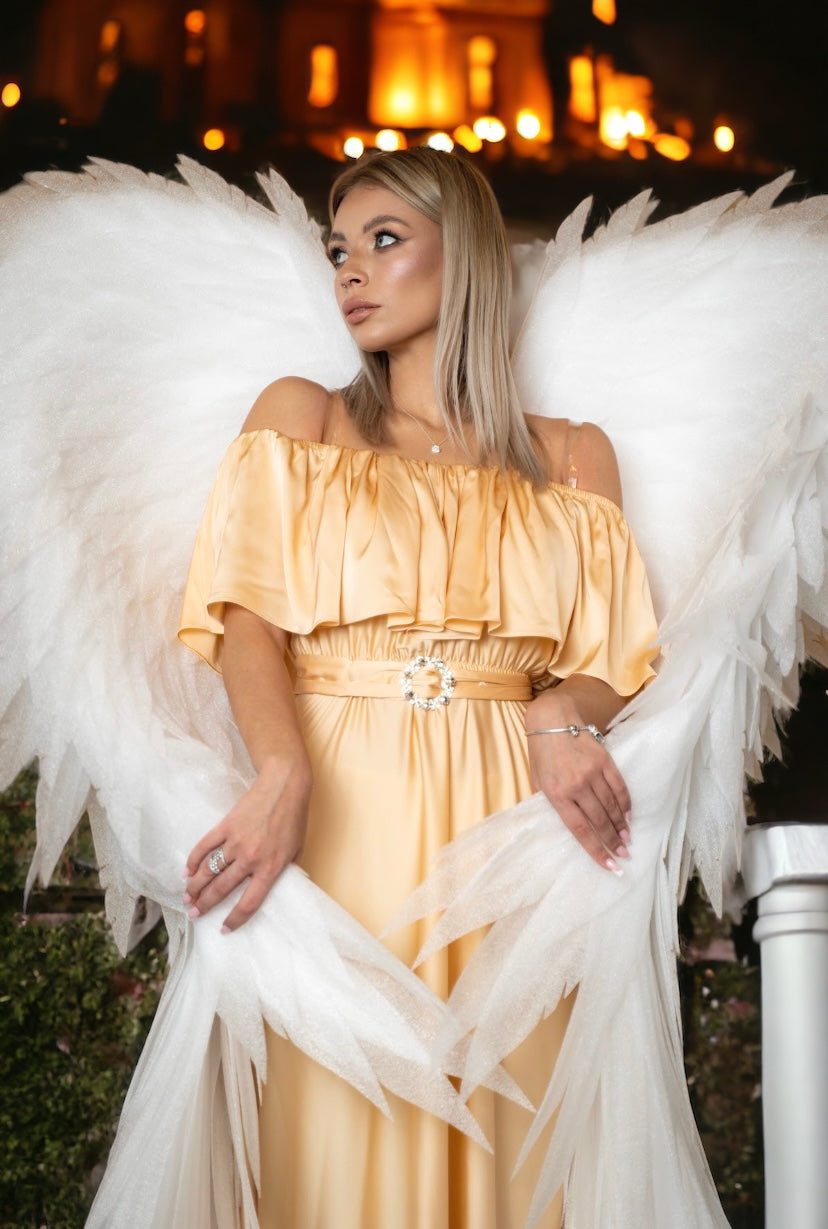 White Angel Wings Costume "Bogacci brand"