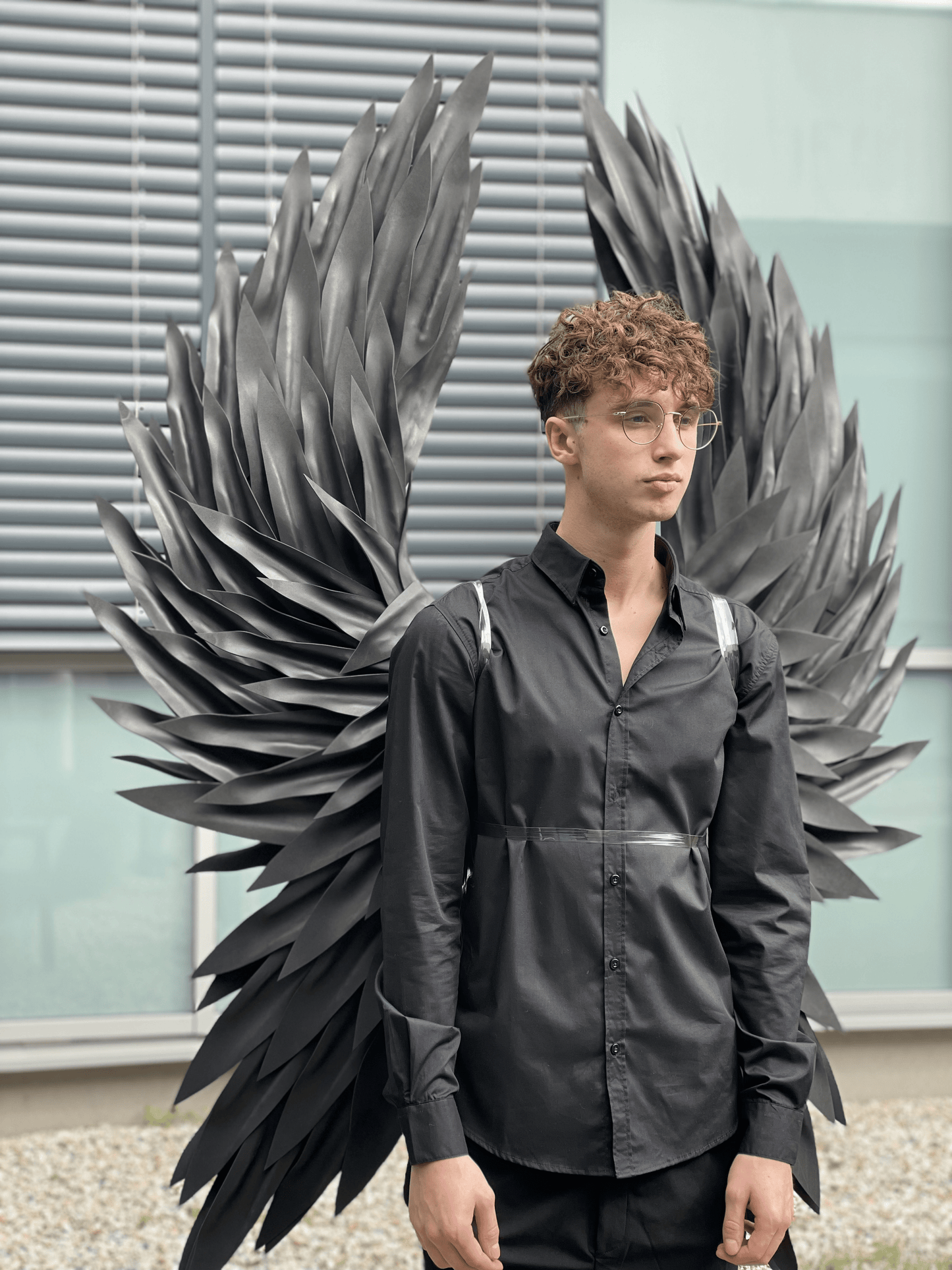 Black Angel Wings Costume Cosplay "Bogacci brand"