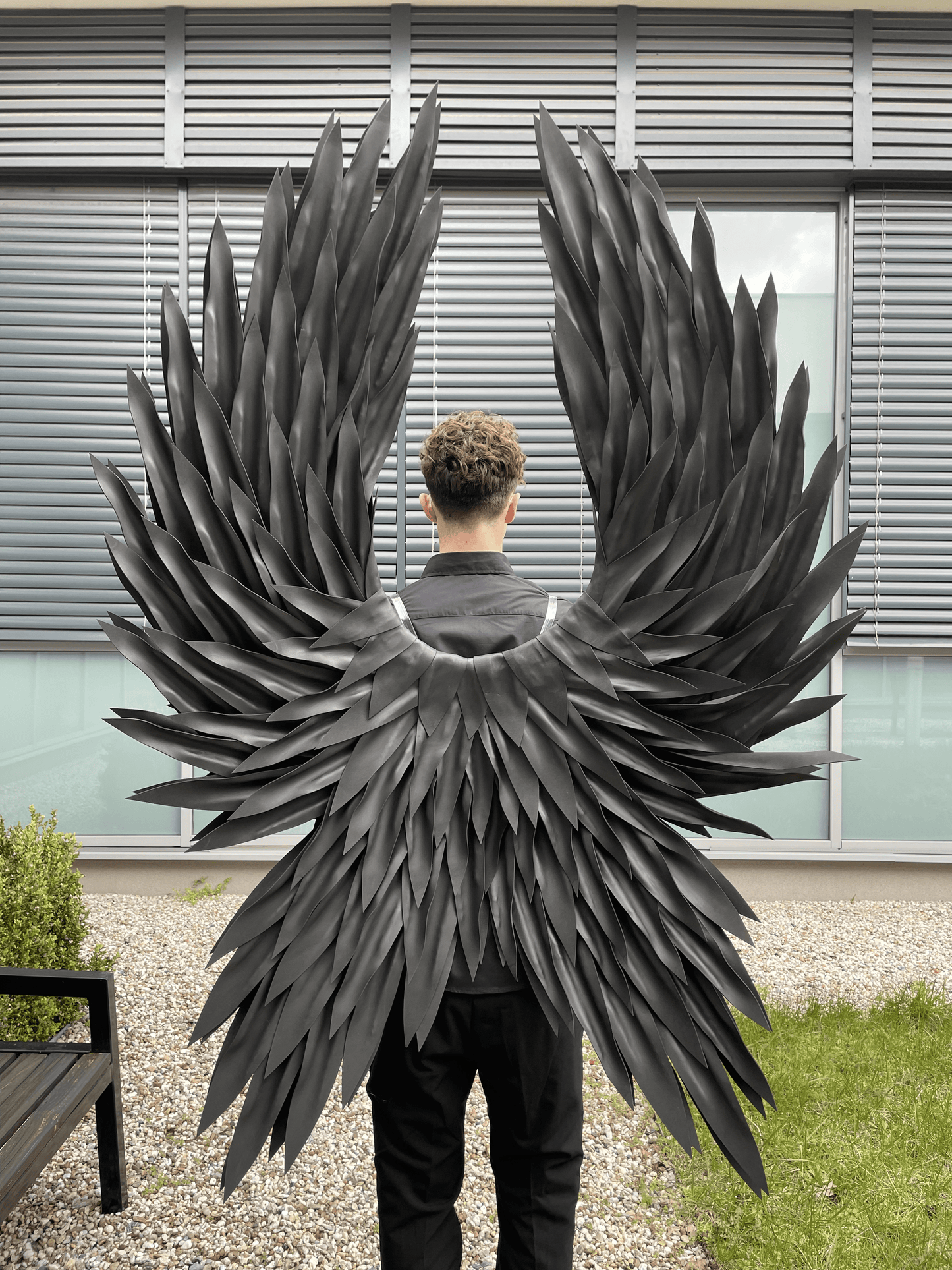 Black Angel Wings Costume Cosplay "Bogacci brand"