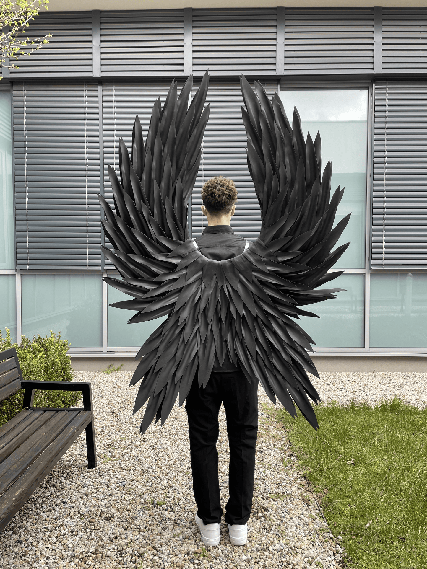 Black Angel Wings Costume Cosplay "Bogacci brand"