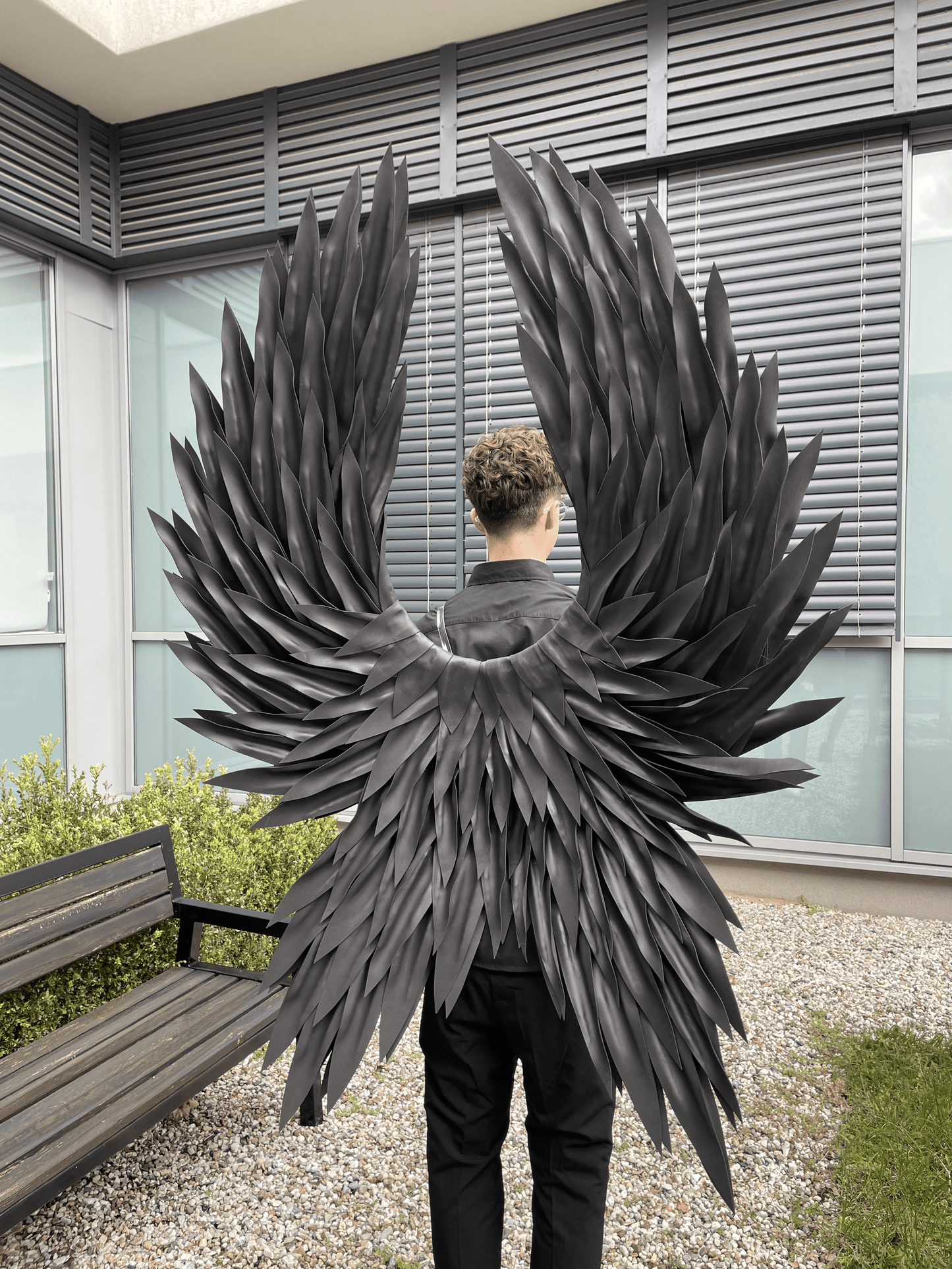 Black Angel Wings Costume Cosplay "Bogacci brand"