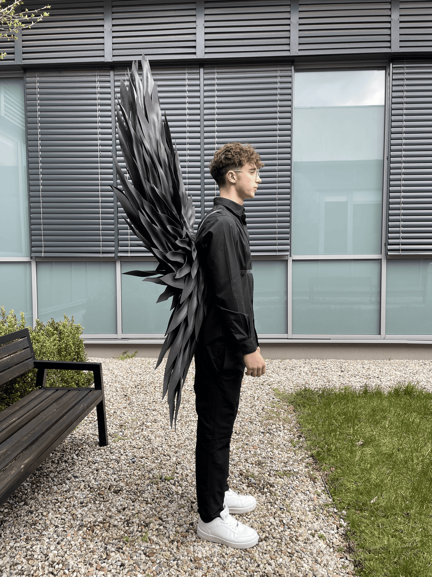 Black Angel Wings Costume Cosplay "Bogacci brand"