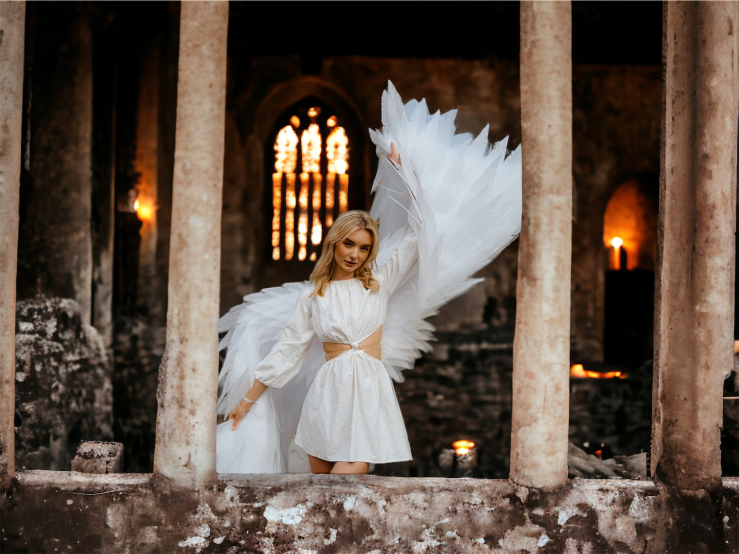 White wings for dancing  "Bogacci brand"