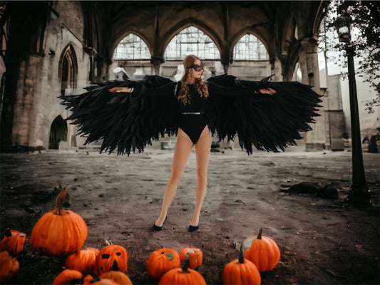 Black wings for dancing  "Bogacci brand"