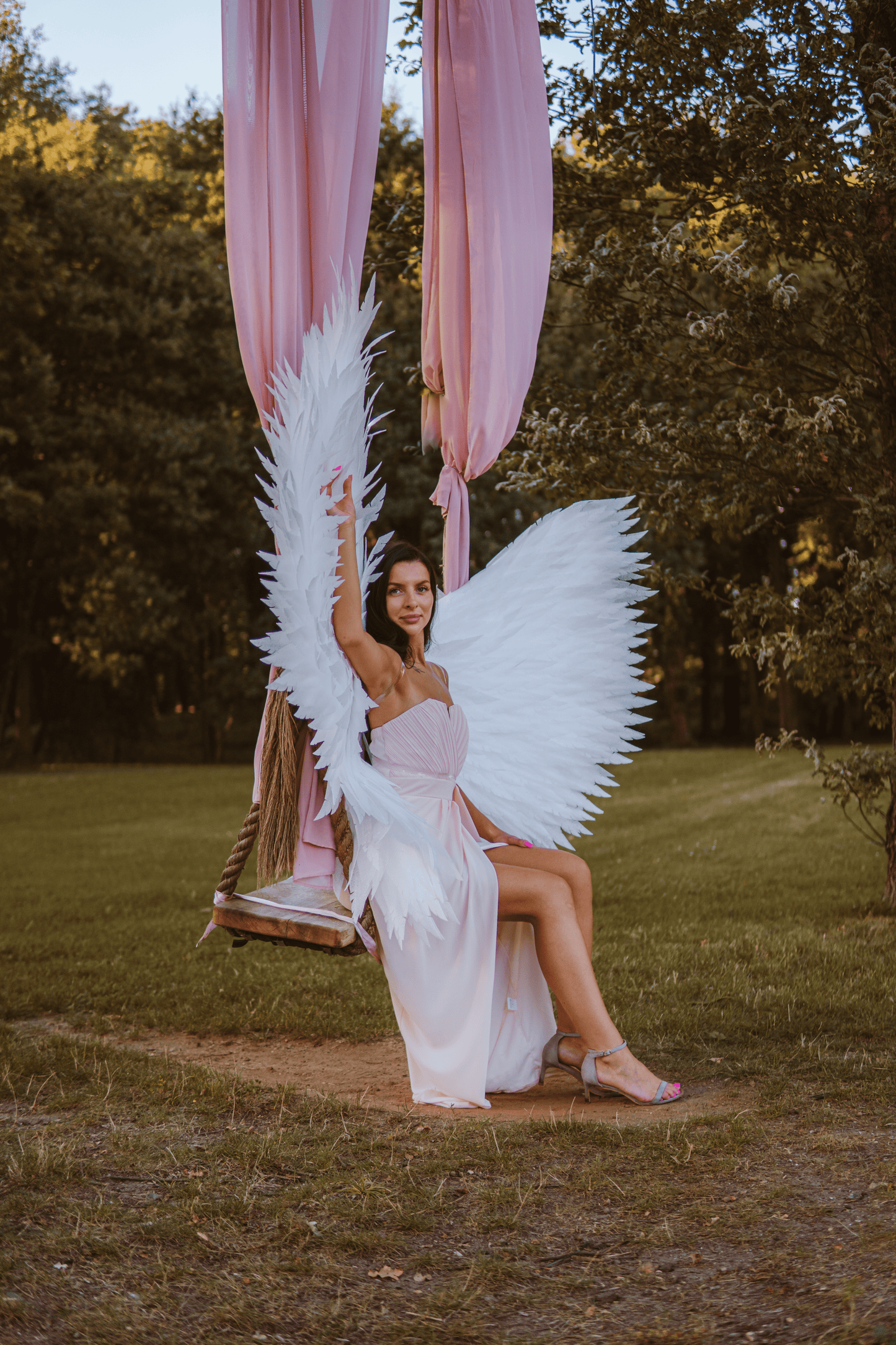 White Angel wings costume "Bogacci brand"