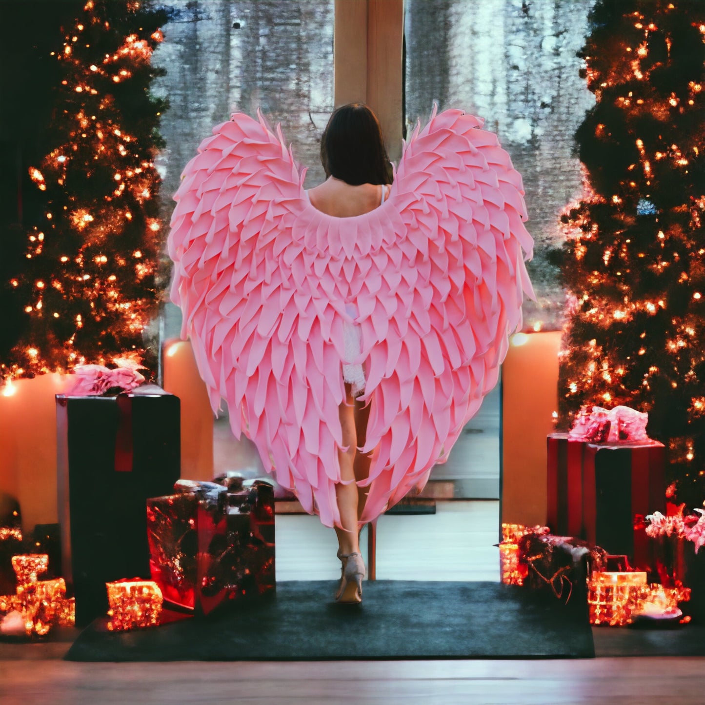 Medium Pink Angel Wings Cosplay "Bogacci brand"