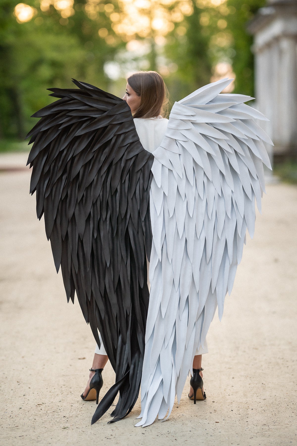 Black/White Angel Wings Costume Cosplay "Bogacci brand"