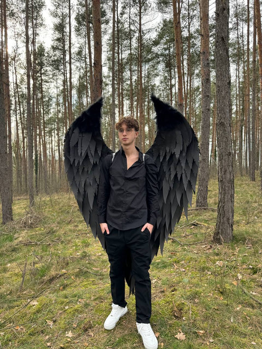 Angel Wings Black Costume Cosplay "Bogacci brand"