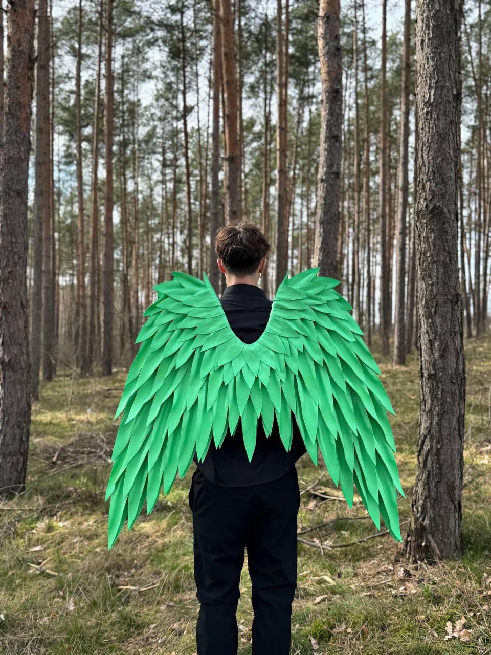 Green Angel Wings Cosplay "Bogacci brand"