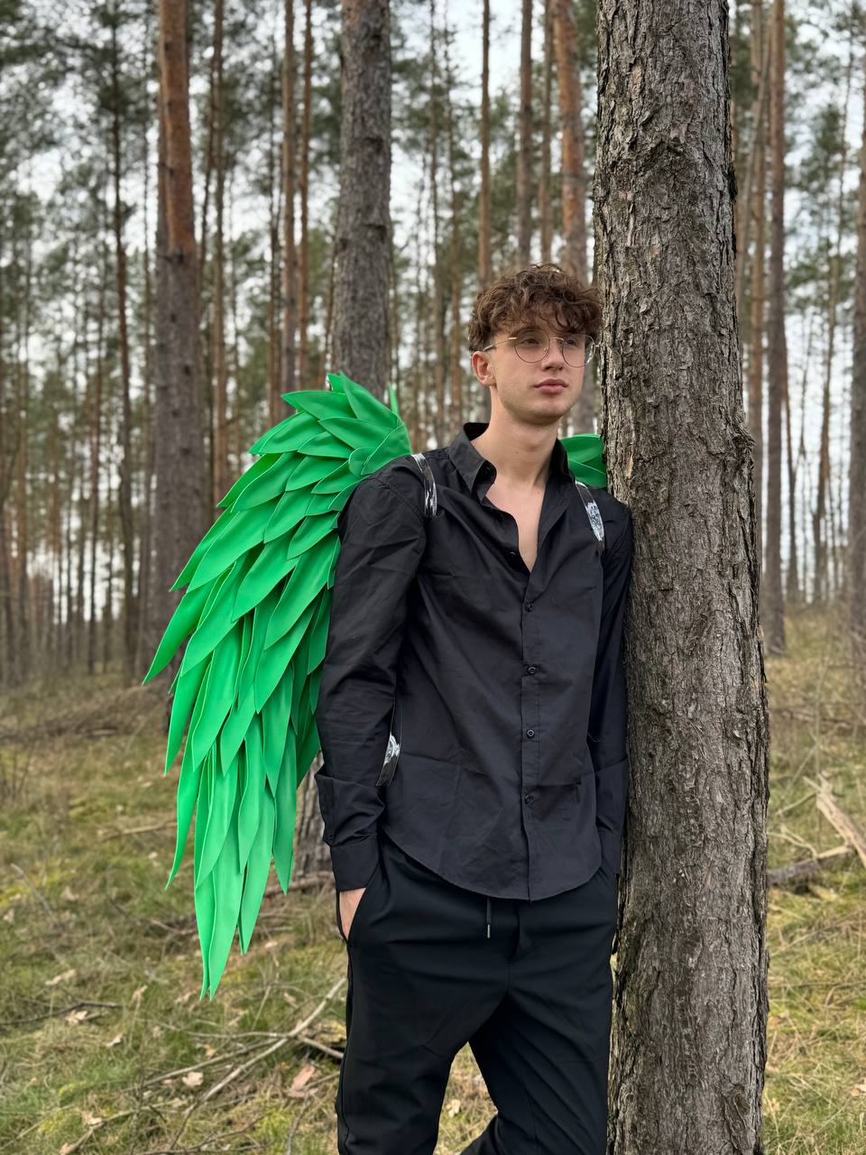 Green Angel Wings Cosplay "Bogacci brand"