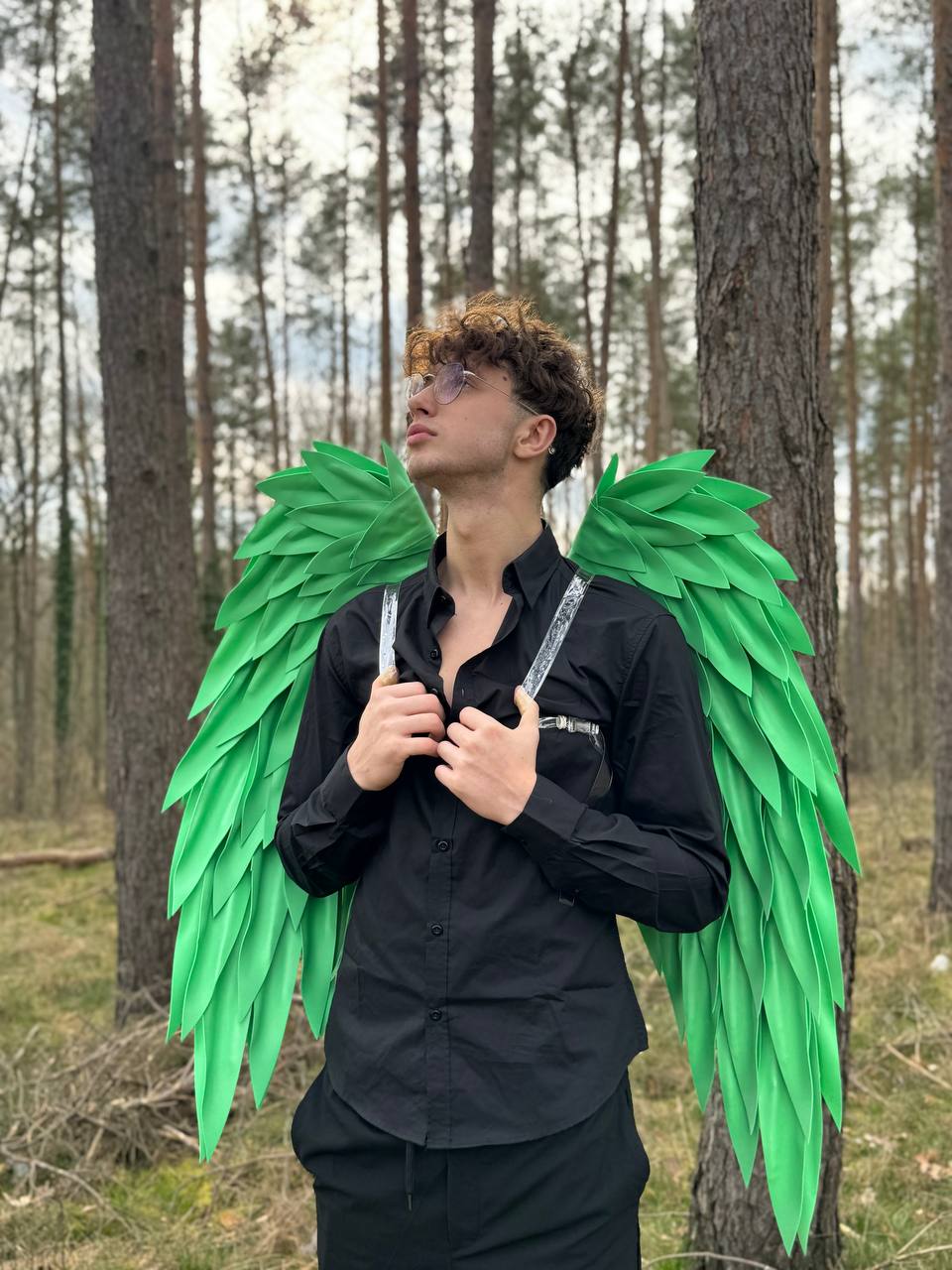 Green Angel Wings Cosplay "Bogacci brand"