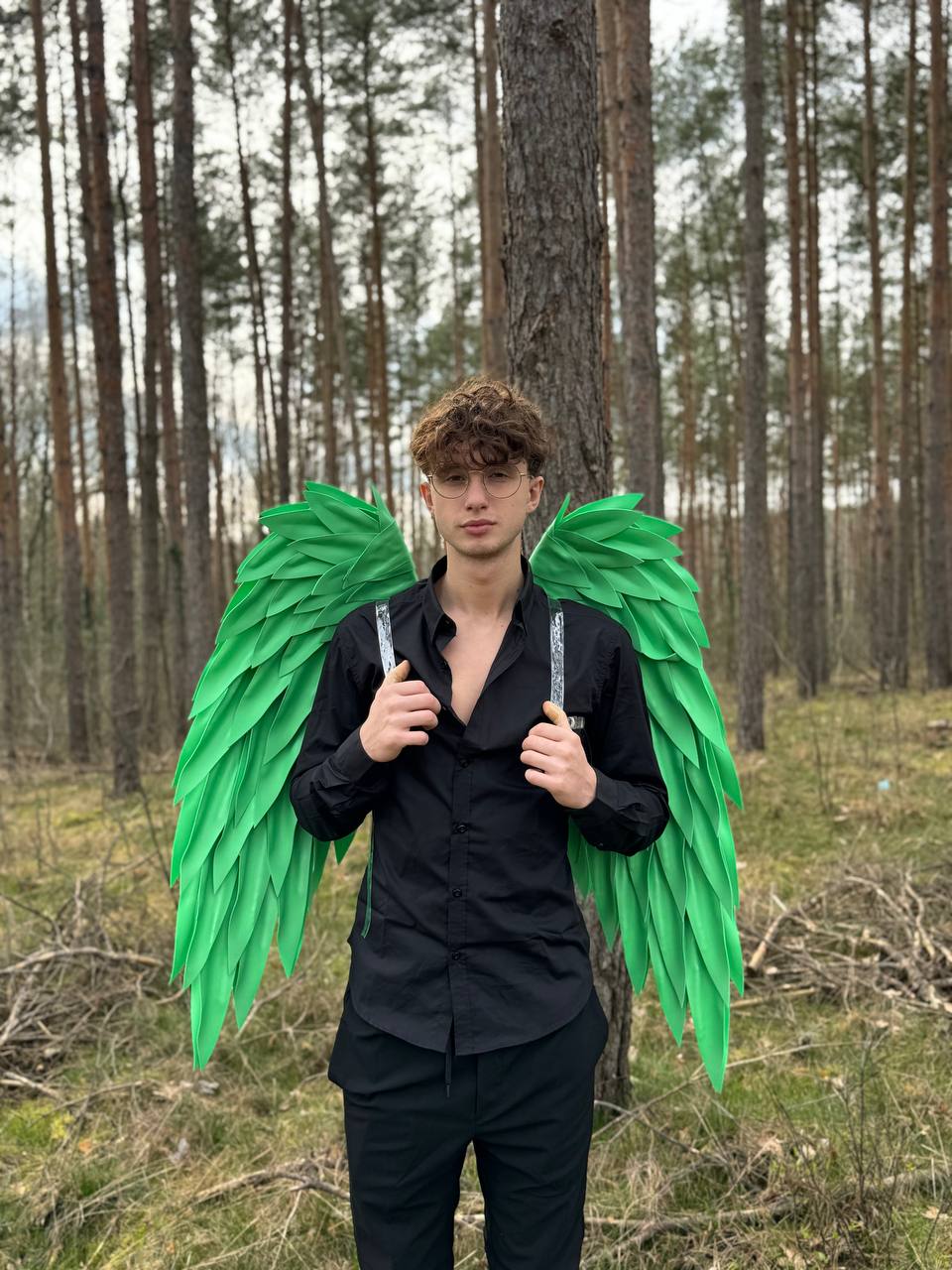 Green Angel Wings Cosplay "Bogacci brand"