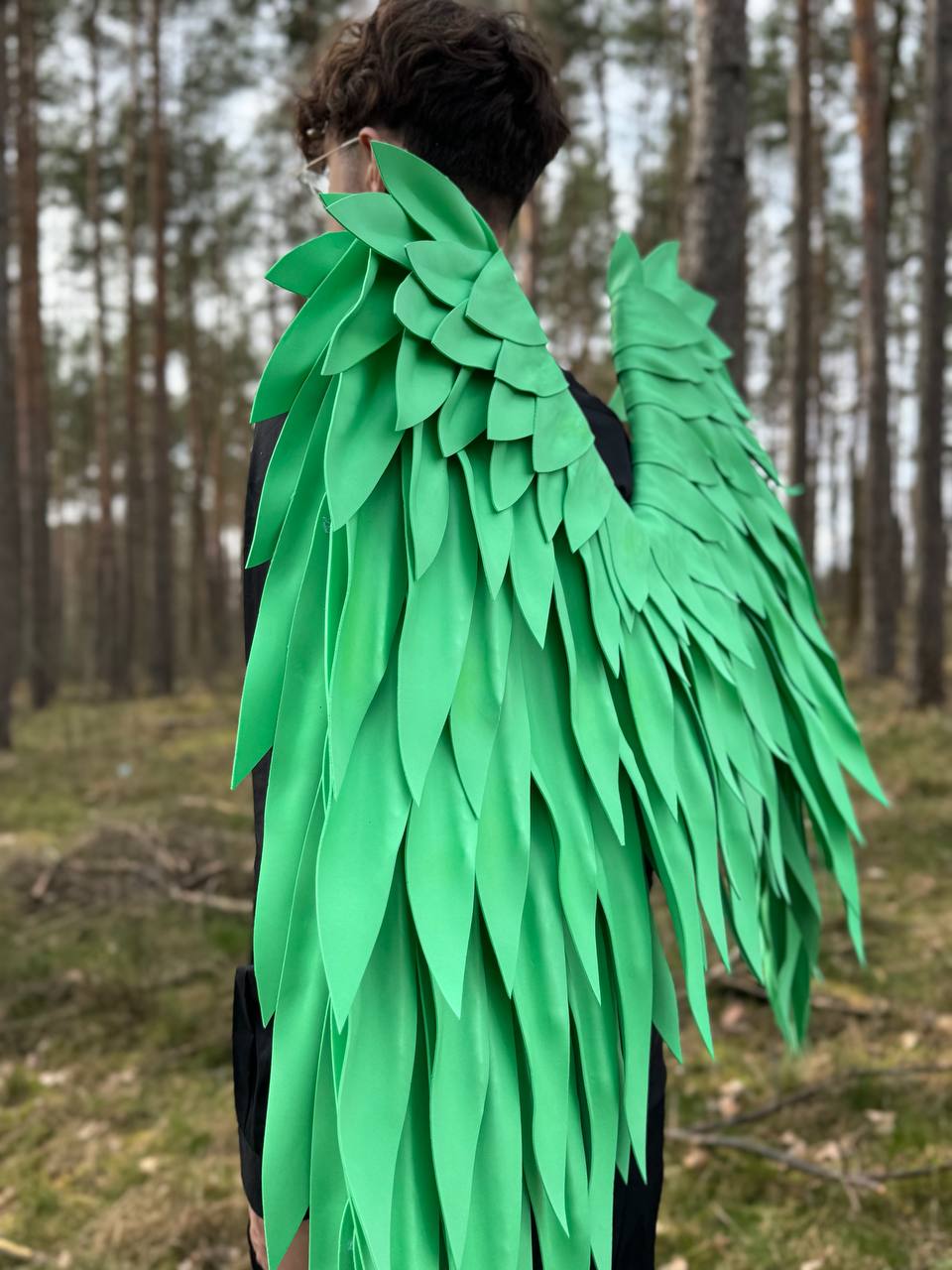 Green Angel Wings Cosplay "Bogacci brand"