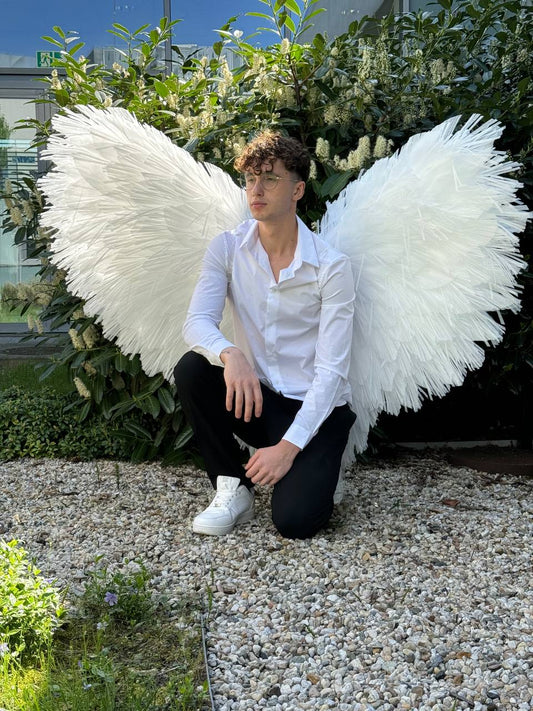 White Angel wings costume "Bogacci brand"