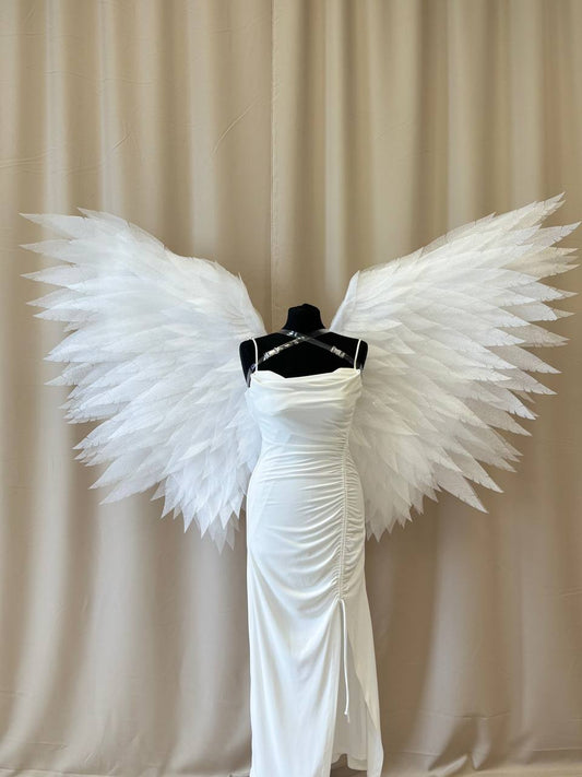 Fairy Angel wings white costume "Bogacci brand"