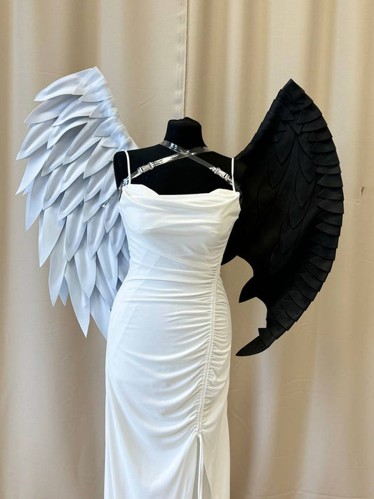 Black and White Dragon Wings Cosplay "Bogacci brand"