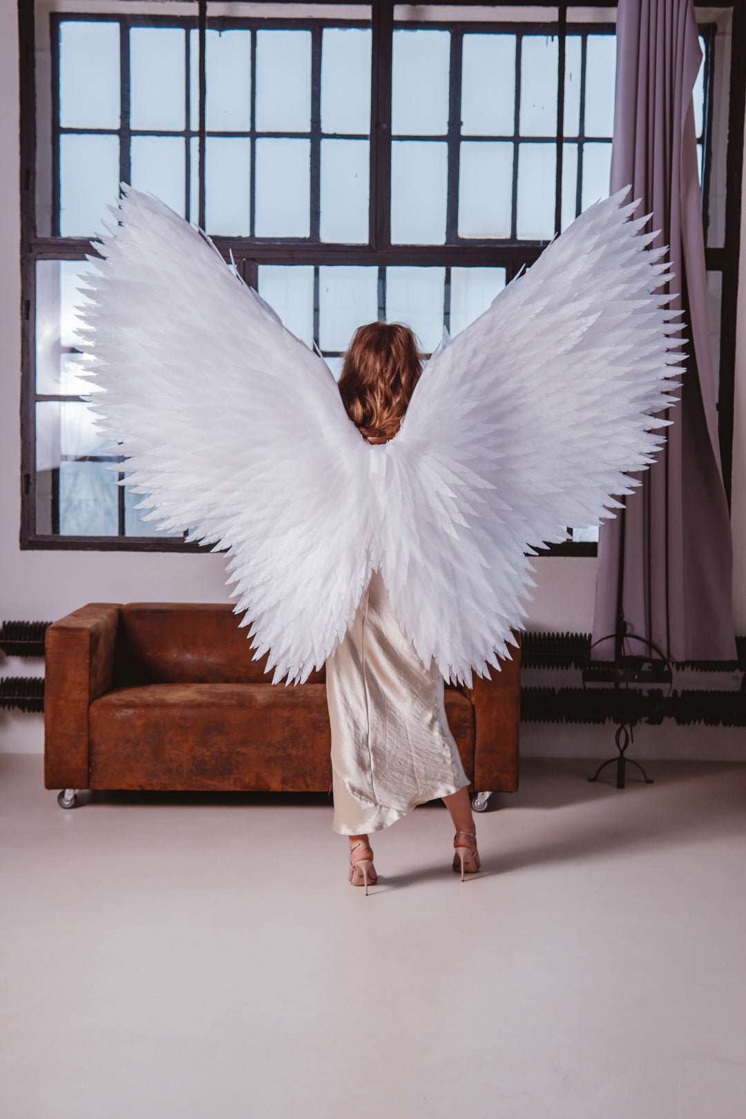 White Angel wings costume "Bogacci brand"