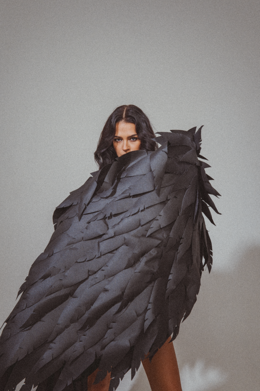 Large Black wings costume Cosplay "Bogacci brand"