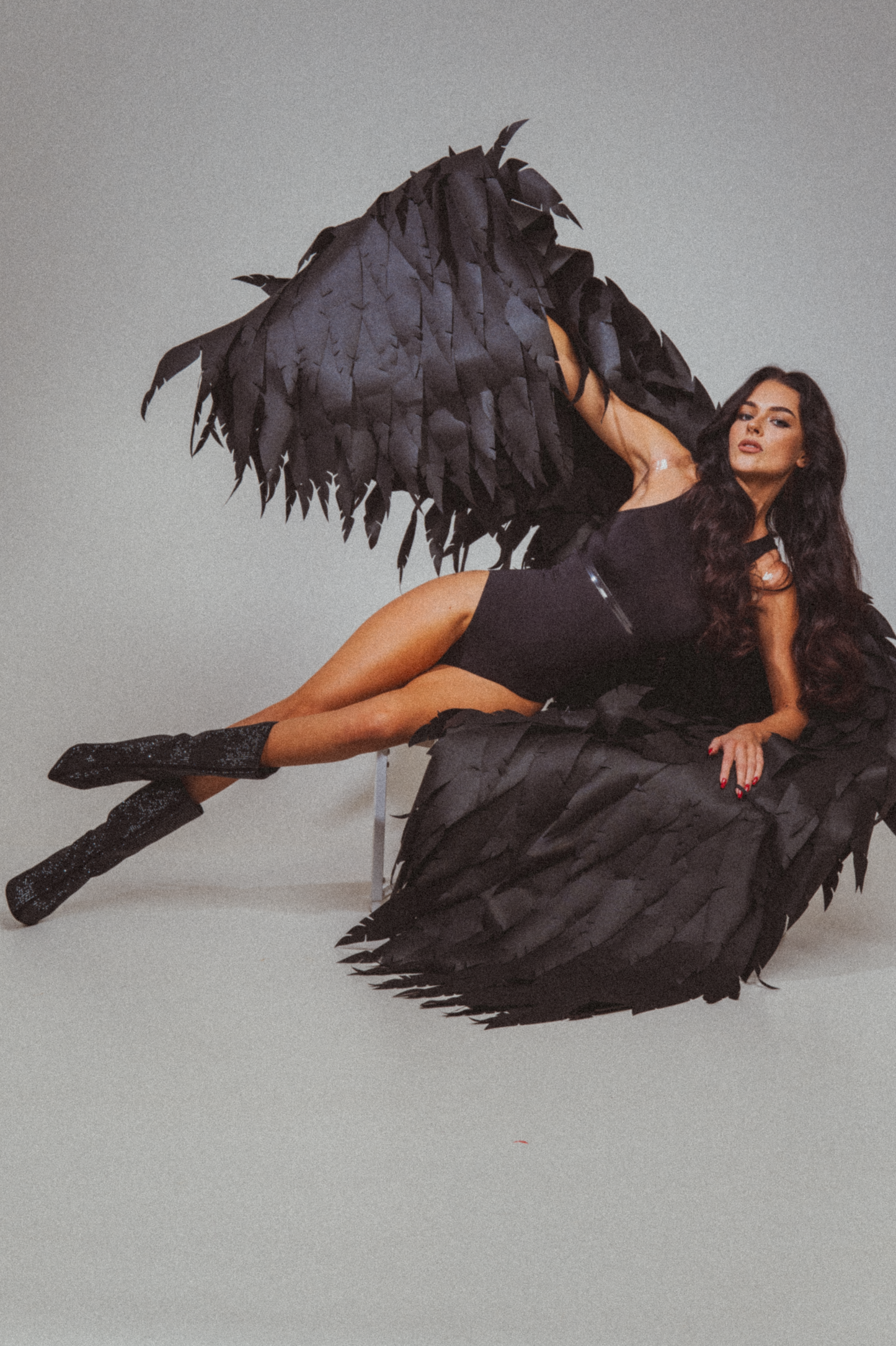 Large Black wings costume Cosplay "Bogacci brand"