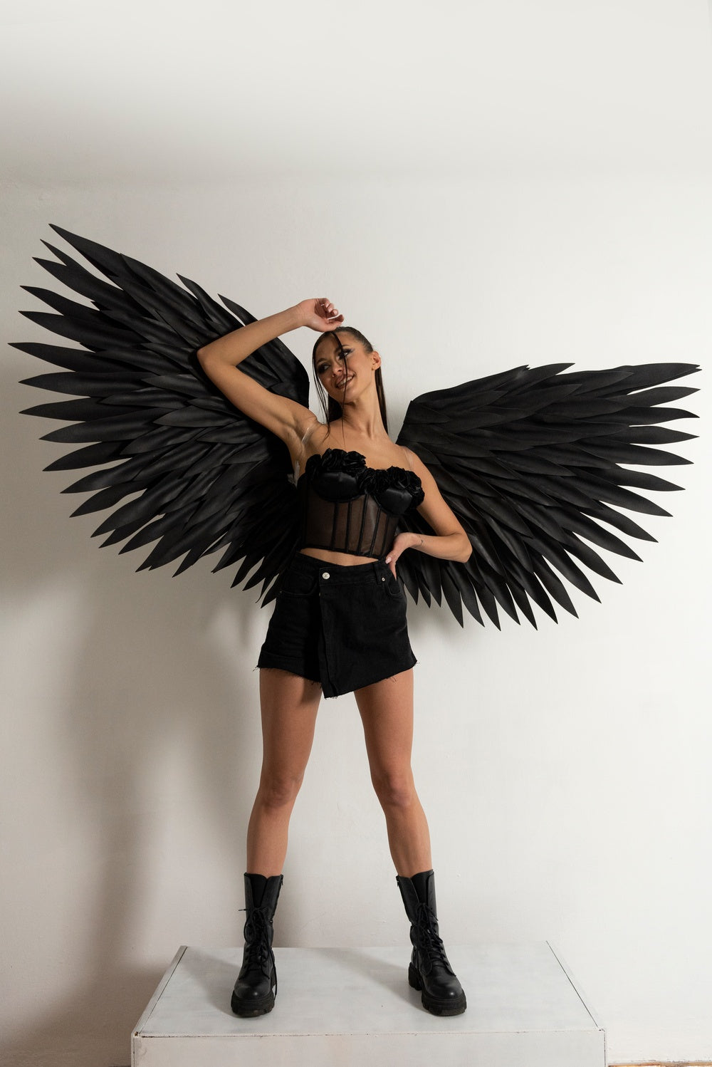 Black Angel Wings Cosplay