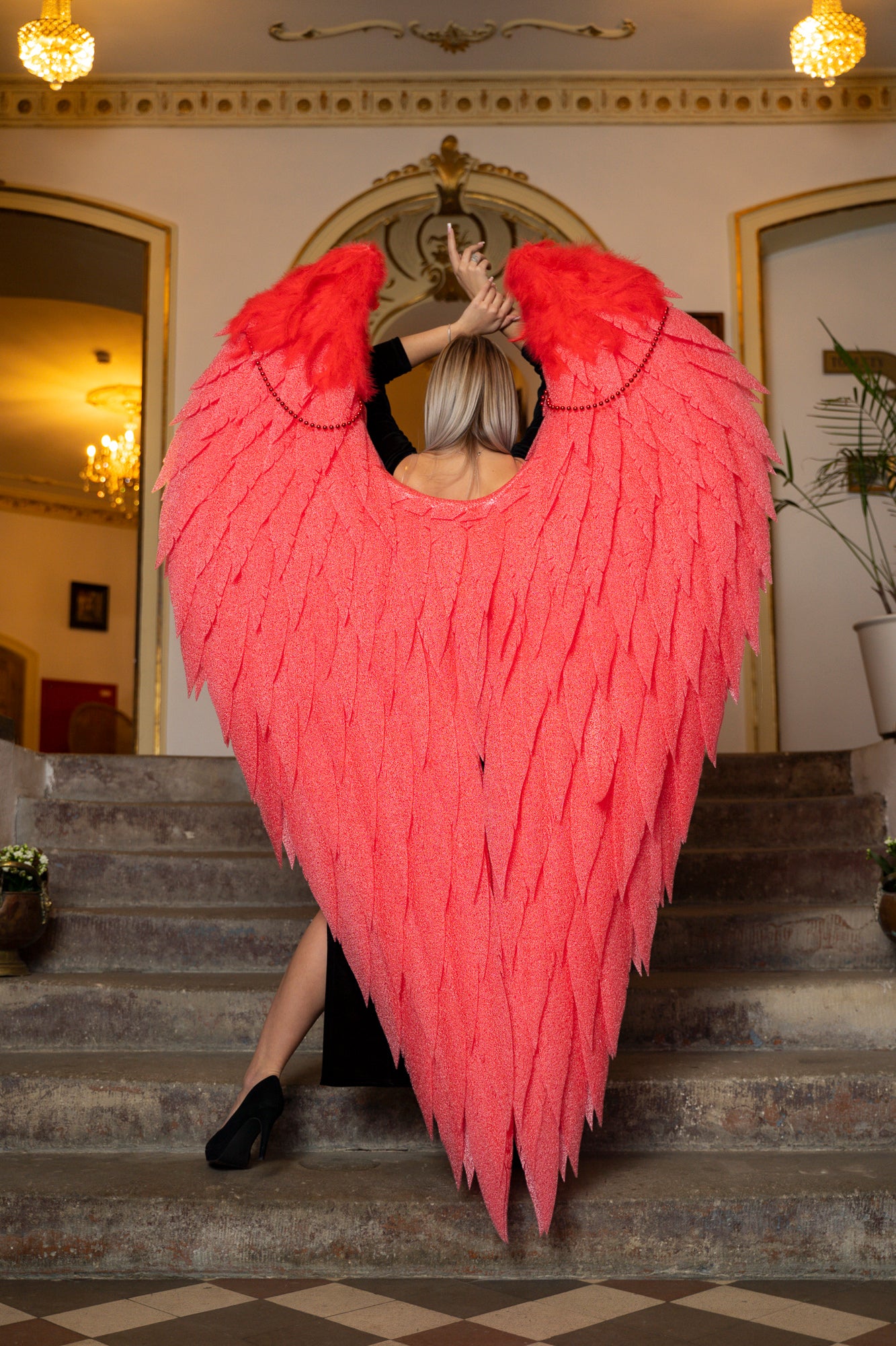 Cosplay ailes d'ange rouge "marque Bogacci" 