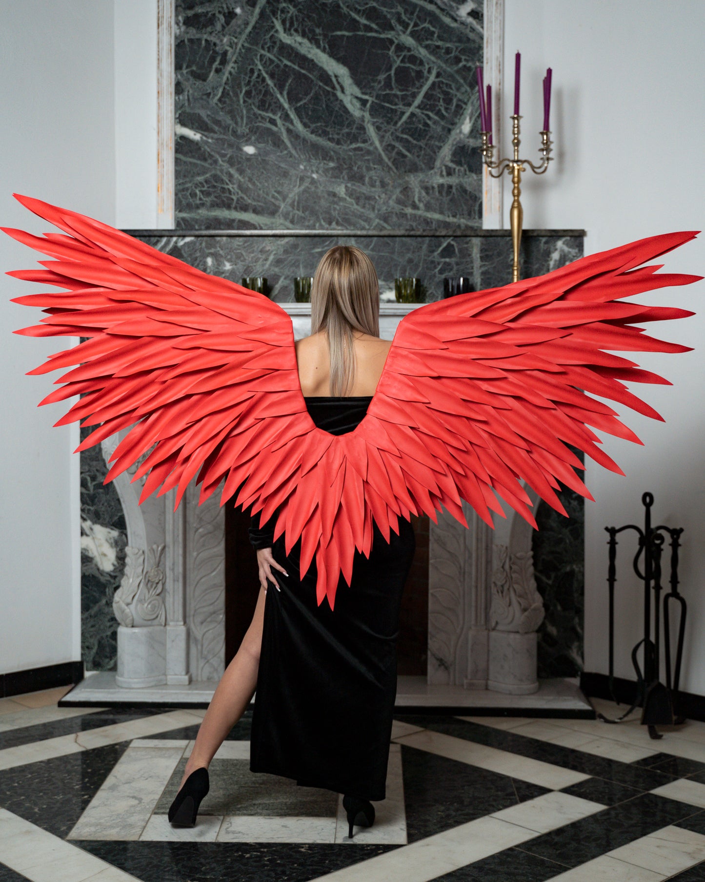 Red Angel Wings Cosplay "Bogacci brand"