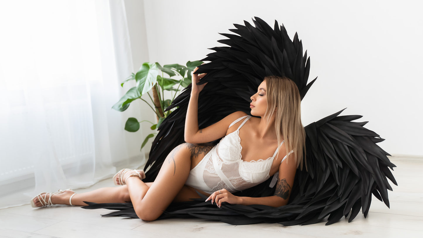 Black Angel Wings Cosplay "Marque Bogacci"