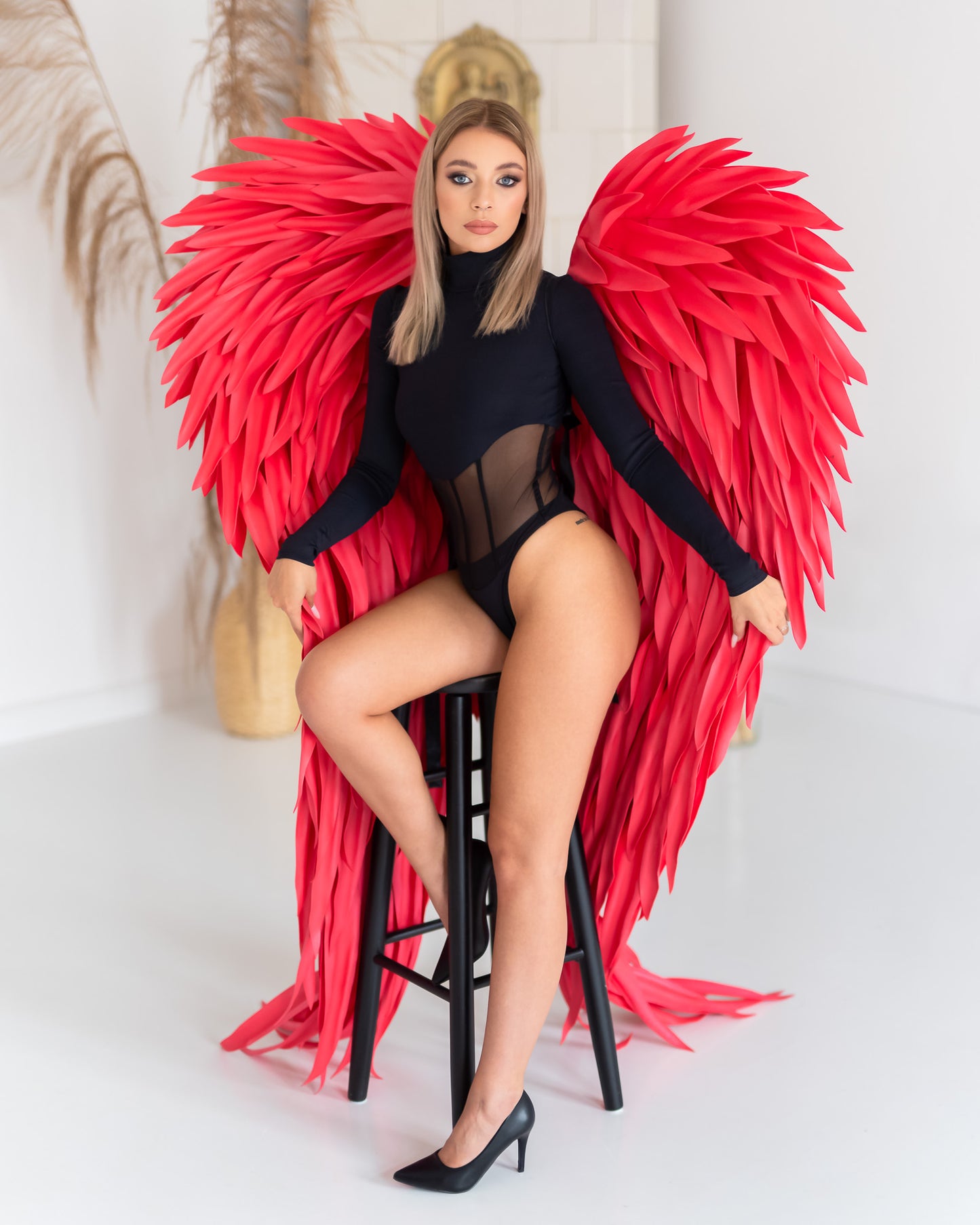 Cosplay ailes d'ange rouge "marque Bogacci"
